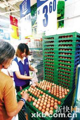 广州超市鸡蛋降价甩卖 批发市场鸡蛋滞销(图)-搜狐新闻