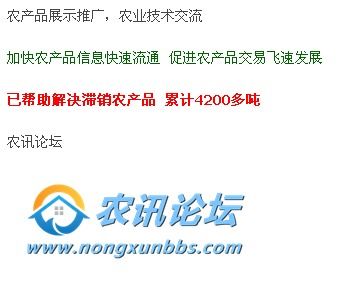 我是做农产品生意的,我想把我的信息发布到网上去,哪个网站比较好