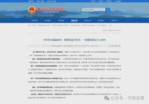 没钱没背景,连村官也没资格当,确山县这规定让人开了眼界
